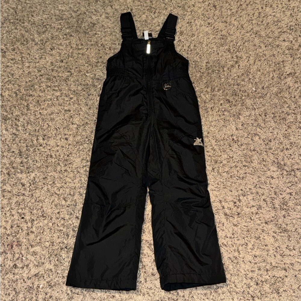 ZeroXposur black polyester snow‎ bib overalls Kids Size 4/5